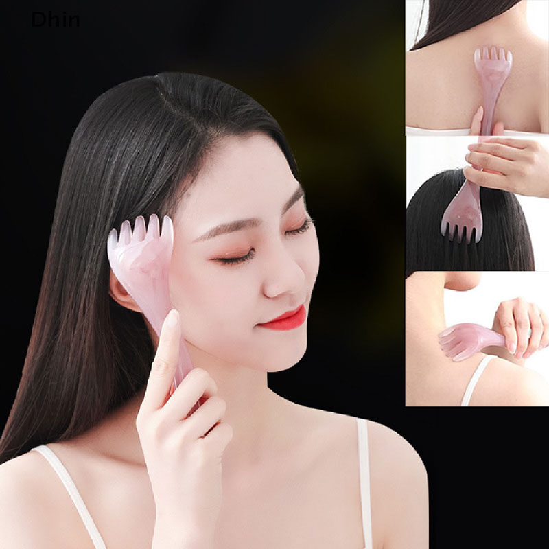 Nhựa Lược mát xa đầu sáp ong Lược da đầu cạo mát xa khuôn mặt