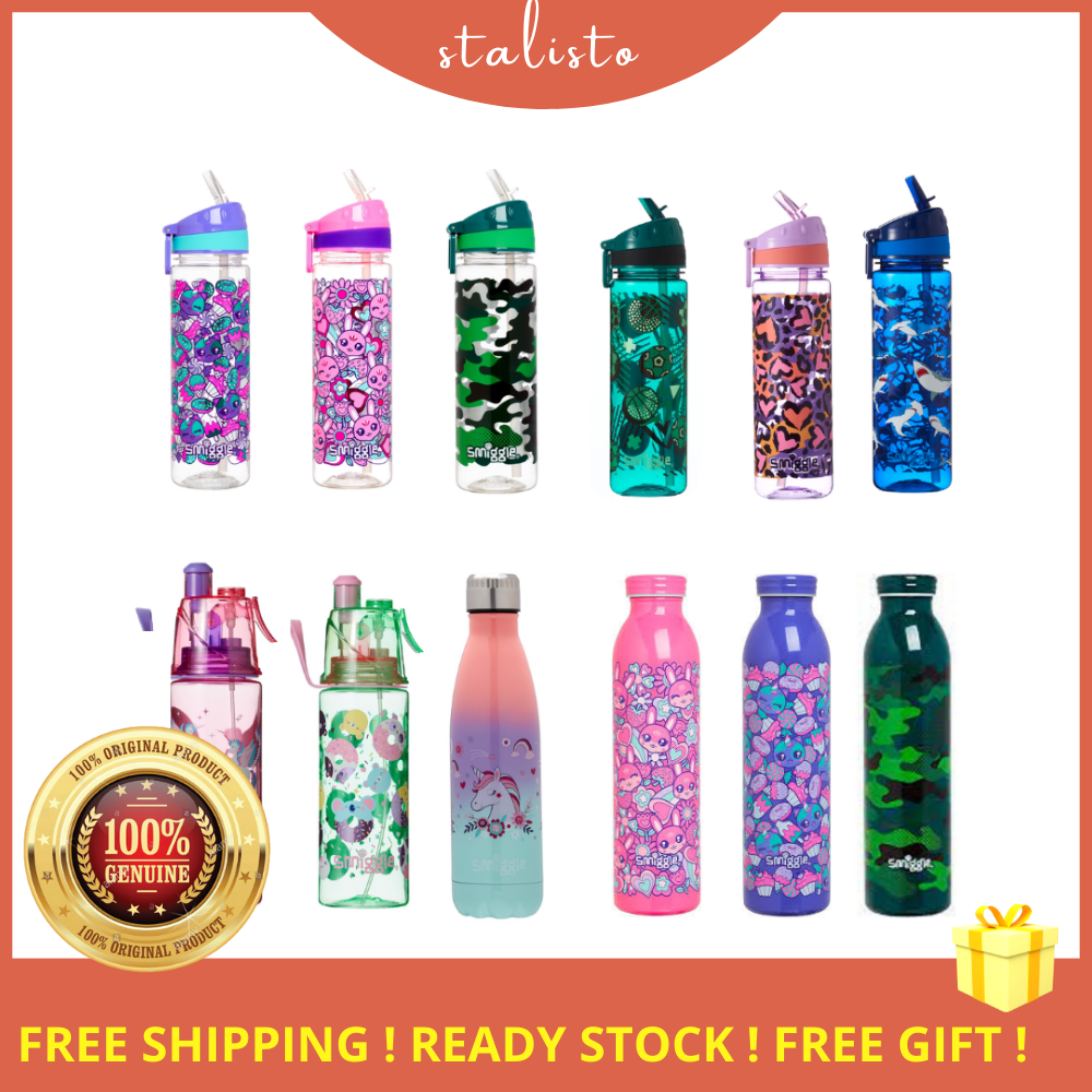 SMIGGLE Ready Stock Original Water Bottle Mist Bottle Thermos