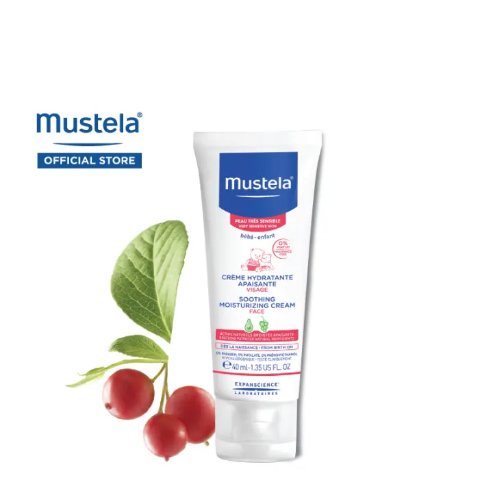 mustela sensitive face cream