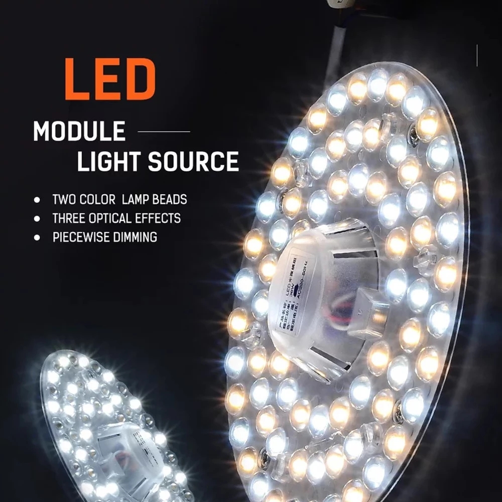 Đèn LED Dạng Bảng 12W 18W 24W 36W Đèn Mô-đun SMD 2835 Đèn Trần LED Tròn 220V Tiết Kiệm Năng Lượng Đèn Dạng Bảng Đèn Tường Trong Nhà Đèn Chiếu Sáng