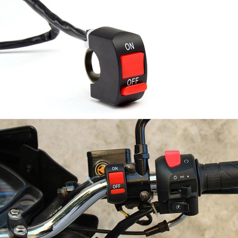 Xe Máy Thiết bị chuyển mạch kết nối nút đèn pha LED chuyển đổi bệ cần điều khiển xe máy Phụ kiện điện