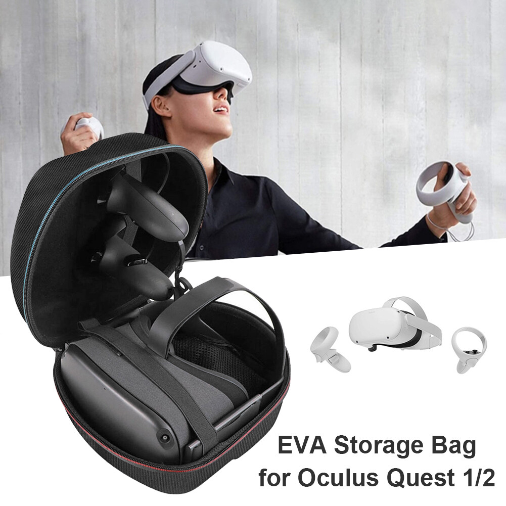 Travel Carrying Case for Oculus Quest 2 Quest VR Headset Touch Controllers Hard Shell EVA Storage Case