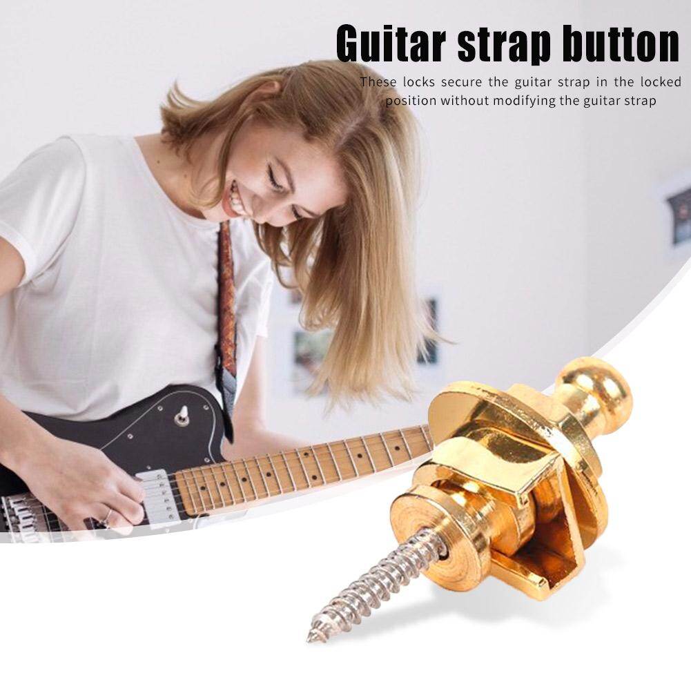 Nhạc Cụ Phụ Kiện Khóa Chống Trượt Khóa Móng Tay Dây Đeo Guitar Nút Khóa