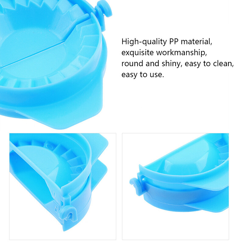 Houseeker DIY Bánh Bao Maker Thiết Bị Jiaozi Khuôn Clips Làm Bánh Bao Công Cụ Pastry Phụ Kiện Nhà Bếp
