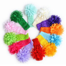 ... Headbands Ribbon Hair Bow Tie Hair Bands(Random Color)MYR19. MYR 20 10 Color Baby Kids Infant Knit Chiffon Flower ...
