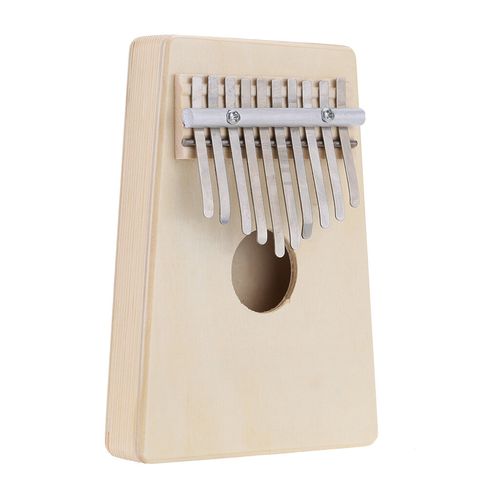 10 Kunci Mbira Jari Thumb Musik Piano Berongga Pine Pendidikan Mainan Alat Musik-Internasional