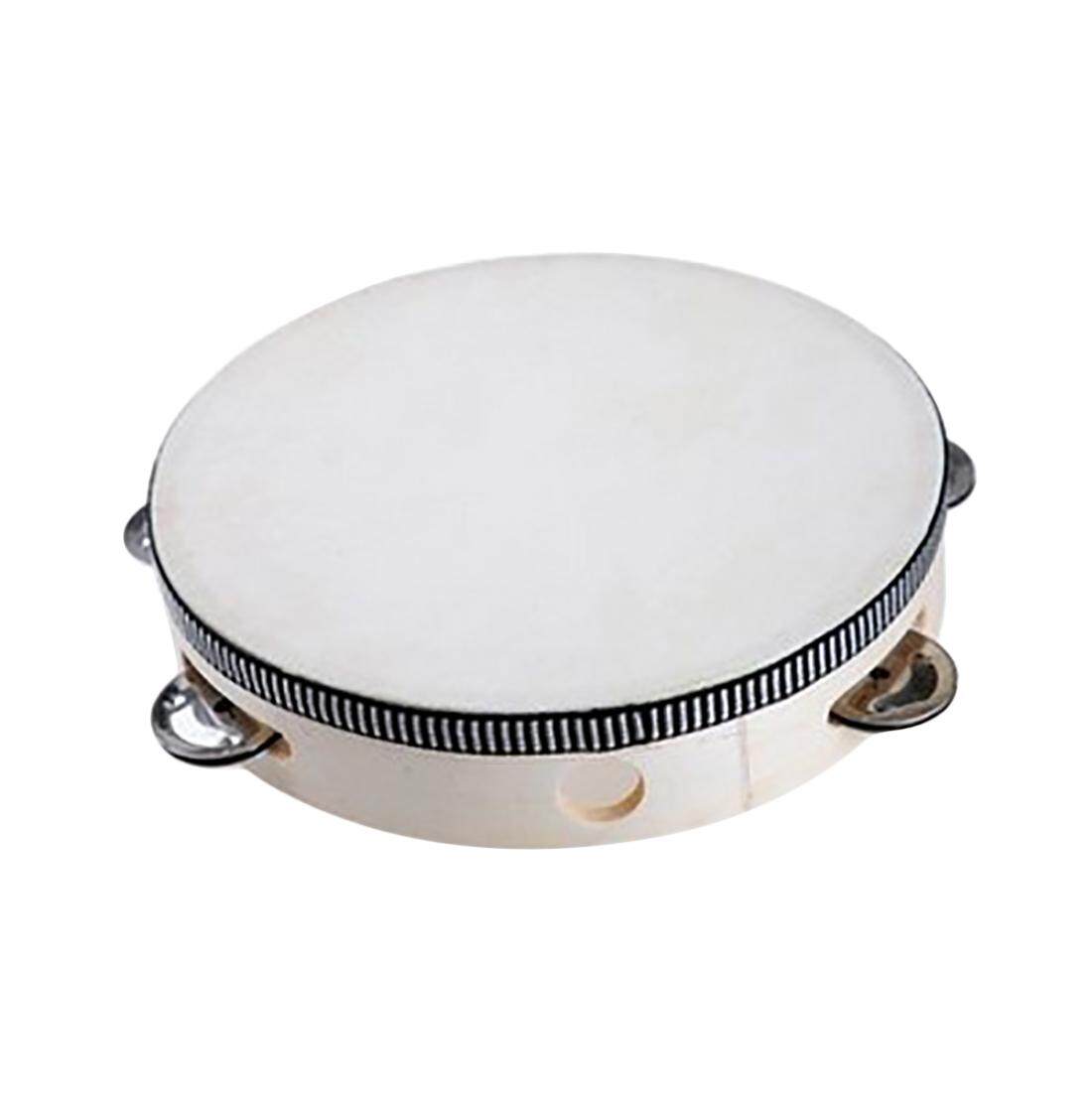 360DSC 6 Inch Tambourine dengan Jingles Perkusi Alat Musik Mainan untuk Bayi Anak-anak Anak-anak-Burlywood-Internasional