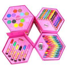 46 Pcs Lukisan Children Alat Pena Warna Air Crayon Cat Air Powder Berwarna Pensil Set Hadiah Bandung Photo:“ Anak-anak-Intl
