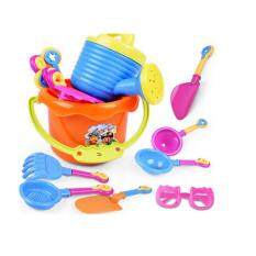 9 Pcs/set Pantai Mainan Pasir Alat Spade Sekop Mainan Biji-bijian untuk Anak Bayi Grosir Multicolor