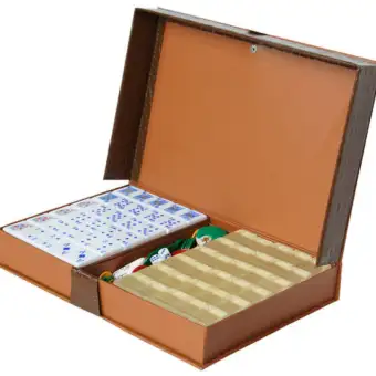 A1 Size Premium Crystal Gold White Tiles Malaysia Mahjong Lami A1 Size Premium Crystal Gold White Tiles Malaysia Mahjong Lami Rummy Fullset With Pvc