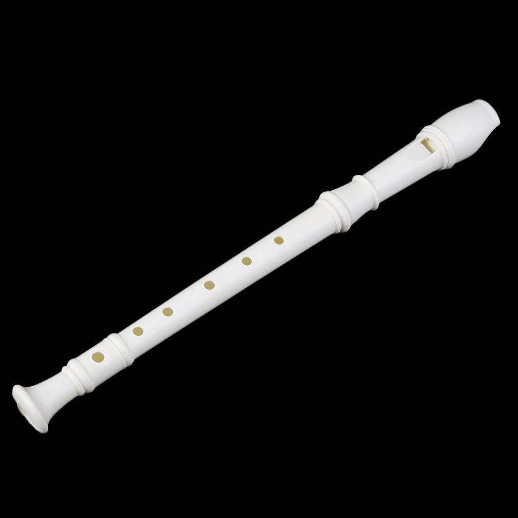 Allwin Putih Plastik Alat 8 Lubang Musik Suling Sopran Flute-Intl