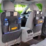 SUV Car Seat Back Multi-Pocket Storage Bag Organizer Holder Accessory Black NEW