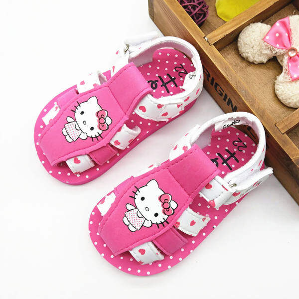 welovestore Baby cartoon kt gato negro lovely ultra-lightweight shoes children's shoes - intl