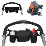 Baby Pram Stroller Pushchair Safe Console Tray Cup Holder Organizer Hanging Bag