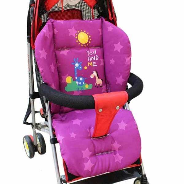 Baby Stroller Cushion Pad Pram Padding Pad Liner Waterproof Car Purple Seat Singapore