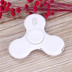 Bluetooth Speaker Hand Spinner 2-in-1 LED Light Finger Desk Toys White