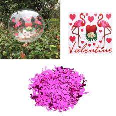 BolehDeals Flamingo Confetti Vinyl Stickers Bobo Balloon Sets Balloon DIY Accessories