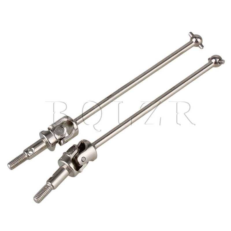 Kmdshxns Bqlzr 2 Pcs Perak Universal Poros Penggerak Sendi Upgrade Model RC 108015 HSP untuk Mobil