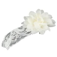 Brand New Baby Girl Toddler Lace Hair Band Hair Bow Accessories White Headwear By Tobbehere