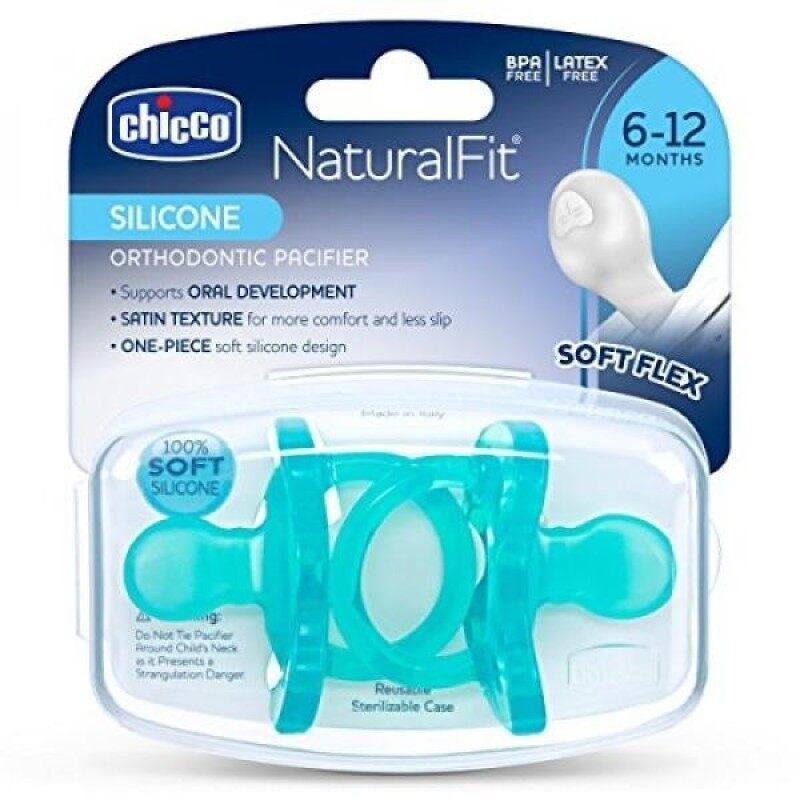 Chicco Pacifier Soft Silicone, Blue, 6-onths Plus Singapore