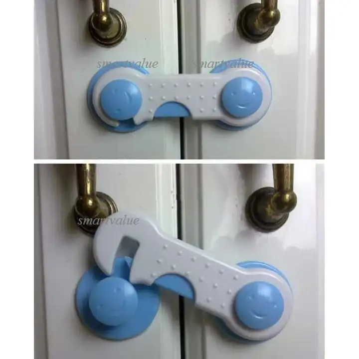 Child Proof Door Fridge Drawers Cabinet Safety Lock 2units On