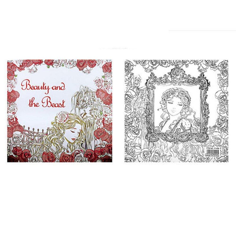 Rp 52000 Coloring Painting Book Secret Garden Kid Adult