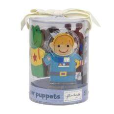C.R. Gibson Jill McDonald Kids Space Explorers Finger Puppet Set