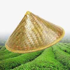 Bambu topi jerami pariwisata petani Unisex Memancing topi bertepi Hat Sun Cina