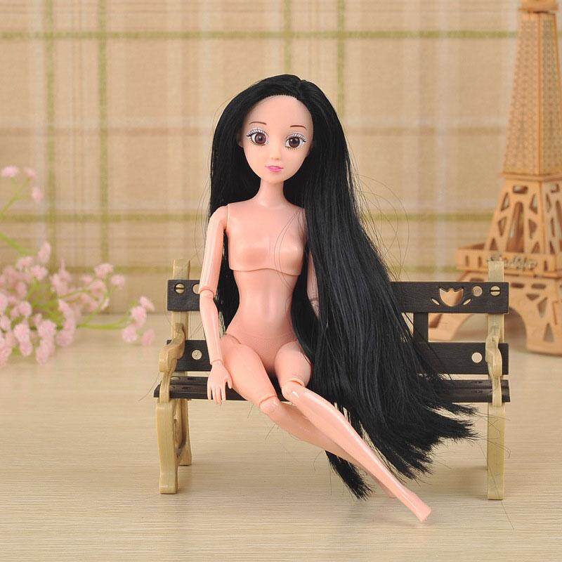 Rp 64.000. Catree-Mainan Boneka Besar Eyes Kecantikan Rambut Panjang Sliming Anak-anak Anak Aksi Tokoh Naked-InternasionalIDR64000