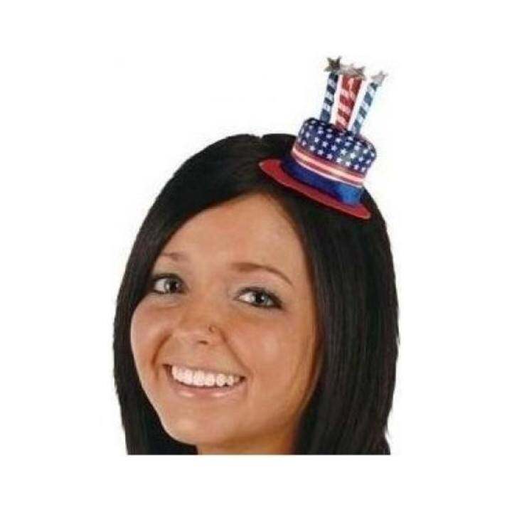 JOR Uncle Sam Hat Hair Clip Party Accessory (1 Count) (1/Pkg)