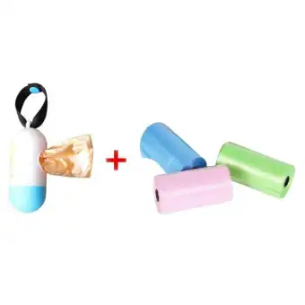 Little Jump Diaper Bag Dispenser Box With 60 Counts Refill Bags Colors May Vary Hanging Garbage Outdoor Portable Baby Pet Diapers Abandoned