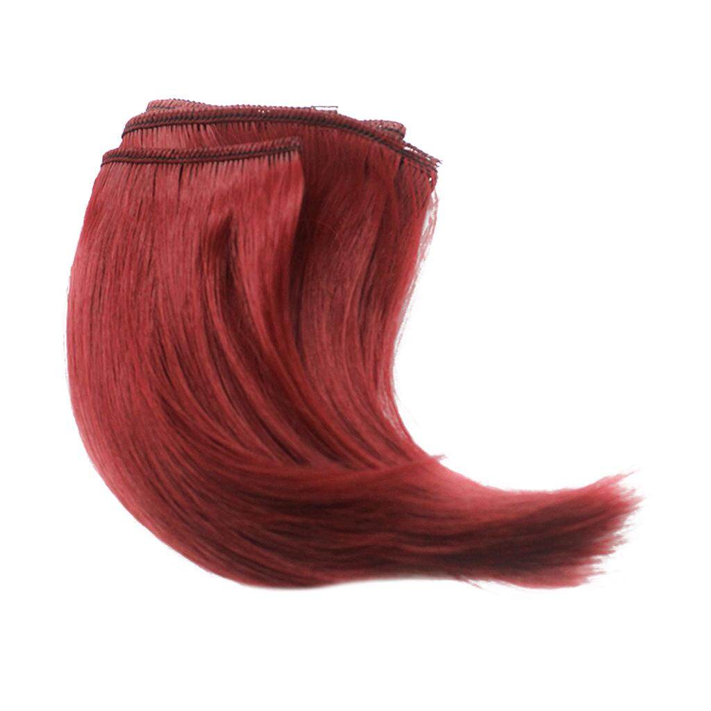Magideal 10X100 CM DIY Rambut Palsu Lurus untuk 1/3 1/4 1/6 Barbie Boneka BJD Sd #7-Intl