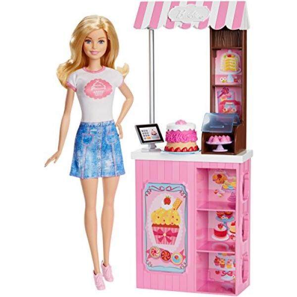 Mattel Barbie Karir Toko Kue Playset dengan Boneka Pirang-Intl