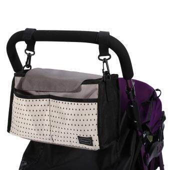 purple Lalang Baby stroller Organizer Hanging Bag Pushchair Storage Bag 