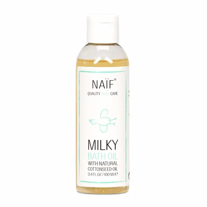 milky bath oil