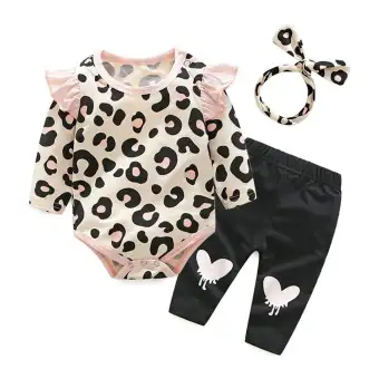 long sleeve leopard romper