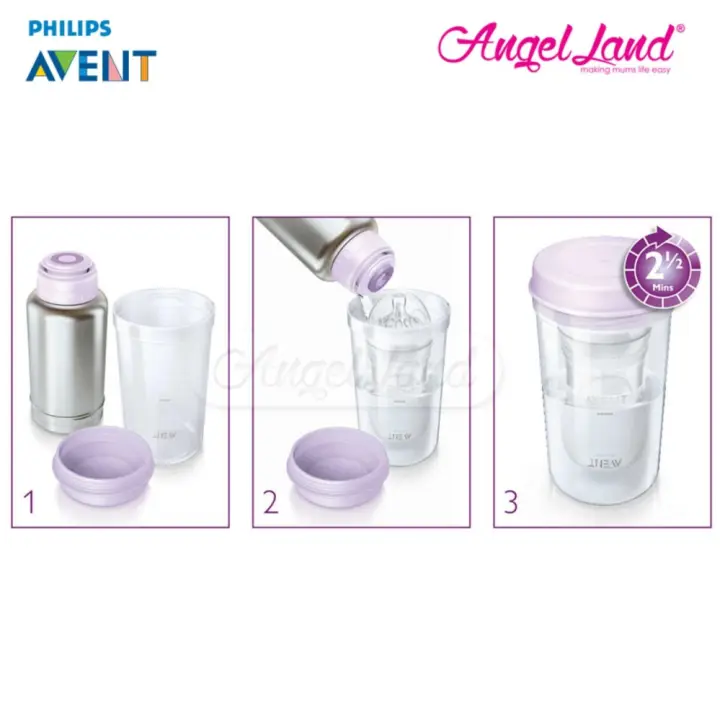 philips avent bottle warmer on the go