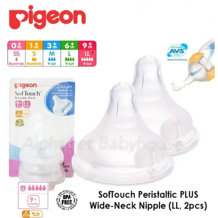 pigeon wide neck teat ll