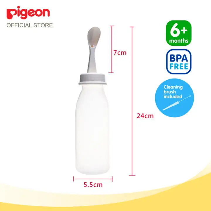 pigeon weaning bottle with spoon 240ml
