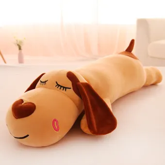 Plush Toys Large Size Sitting Dog Doll Pajama Pillow Cartoon Long