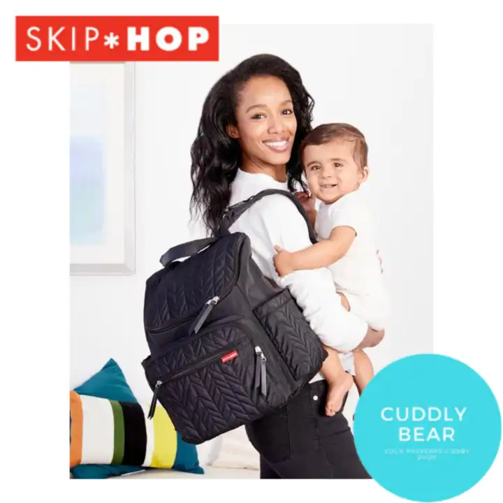 skip hop forma backpack jet black
