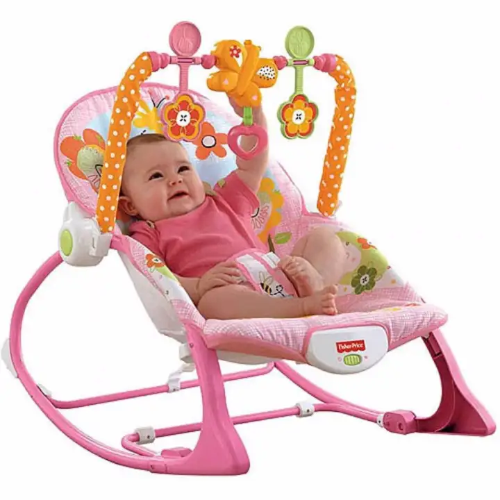 fisher price pink bouncer chair