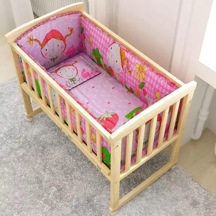 pink princess cot