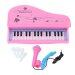 Sworld Durable 31 Keys Educational Electone Mini Cartoon Electronic Keyboard Music Toy with Microphone Gift for Children Beginners - intl
