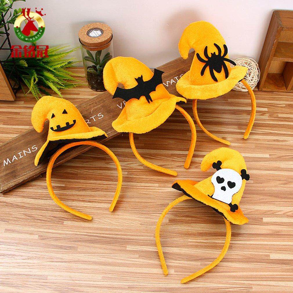 Ubest Cute Halloween Head Band Pumpkin Hairband Pumpkin Hat Kids Children Witch Hat - intl