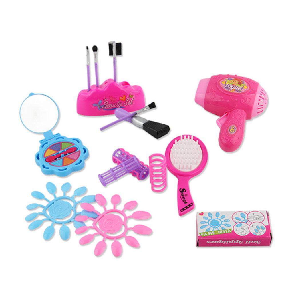 Kids Vanity Kits For Dress Up Kit Brands Vishine Mall Cosmetic Storage Bag Toy Set Makeup Mirror Hairdryer Pretend Play House Roleplay Girls