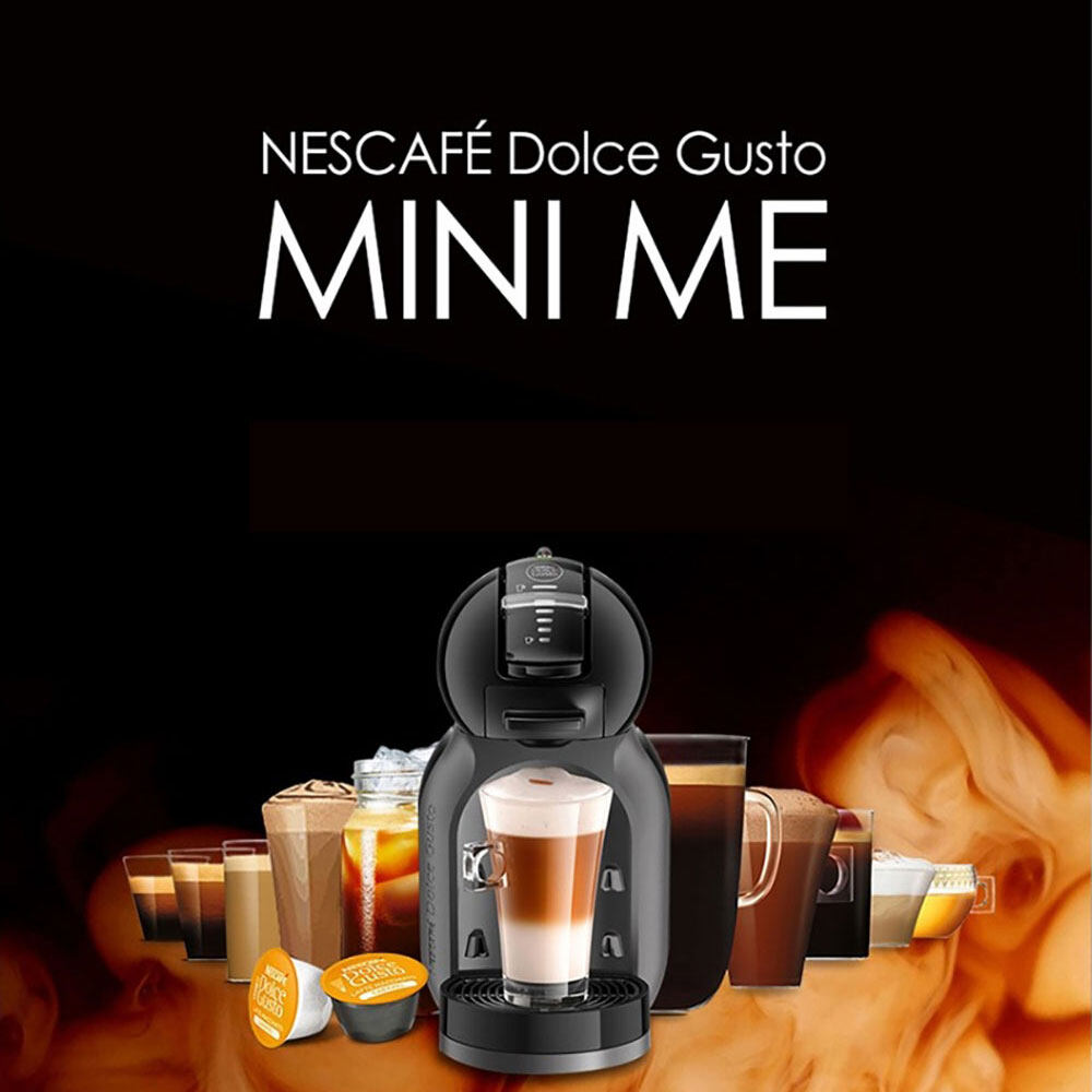 Nescafe Dolce Gusto Mini Me Machine - Arctic Gray/Black + 1