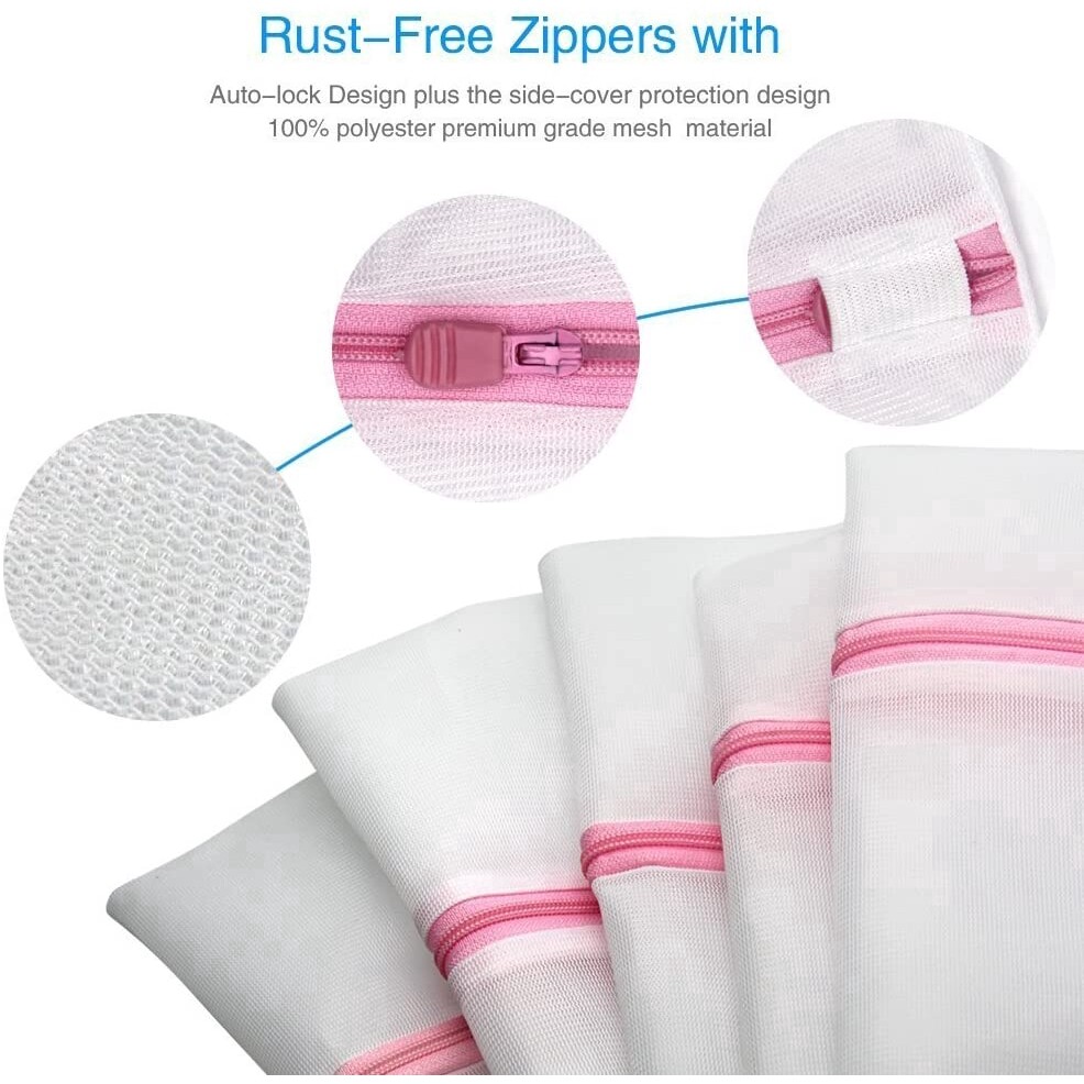 Túi giặt lưới polyester đồ sắp xếp gia dụng thô Net giỏ đựng đồ giặt túi giặt đồ cho máy giặt túi áo ngực lưới