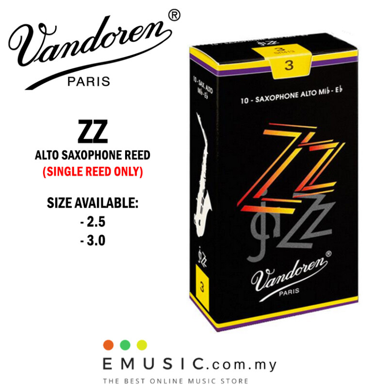 Vandoren Paris ZZ Jazz Alto Saxophone Reed - Single Reed Malaysia