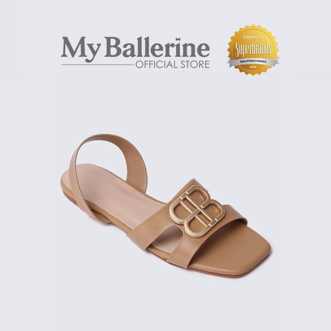 My Ballerine Berenice Comfy Sandals Vegan Leather Ankle-Strap